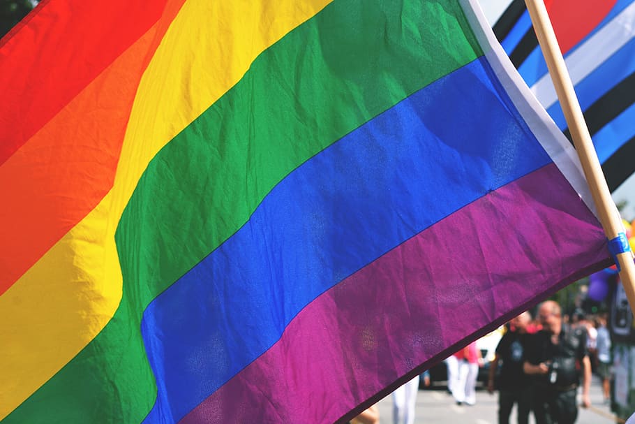 Flag for Gay Pride, various, blue, color, dom, green, lGBT, march, HD wallpaper