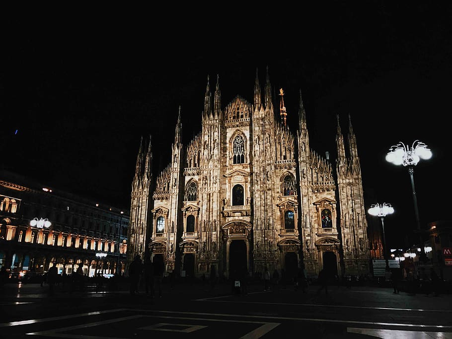 italy, milan, duomo, milano, church, cathedral, built structure