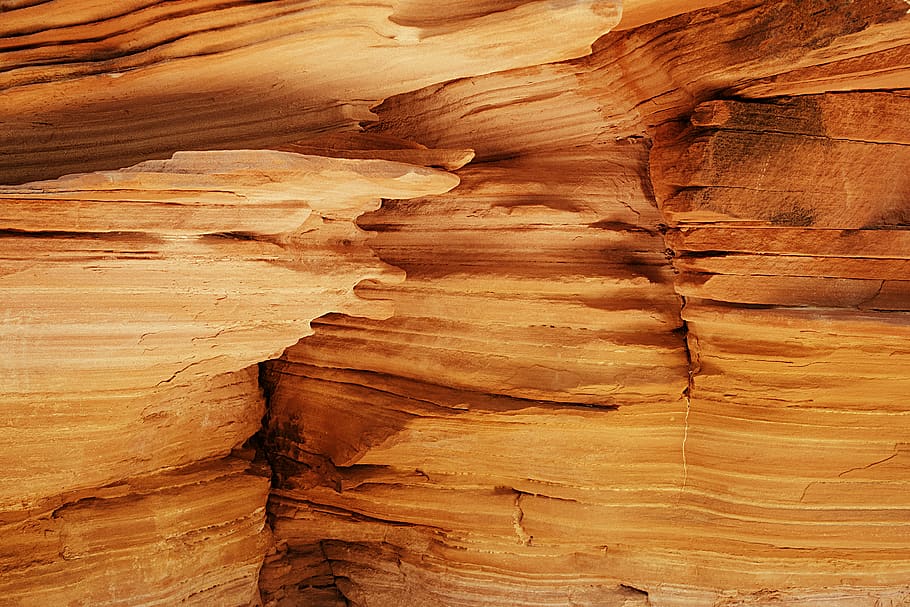 brown rock formation, wood, nature, texture, hardwood, outdoors HD wallpaper
