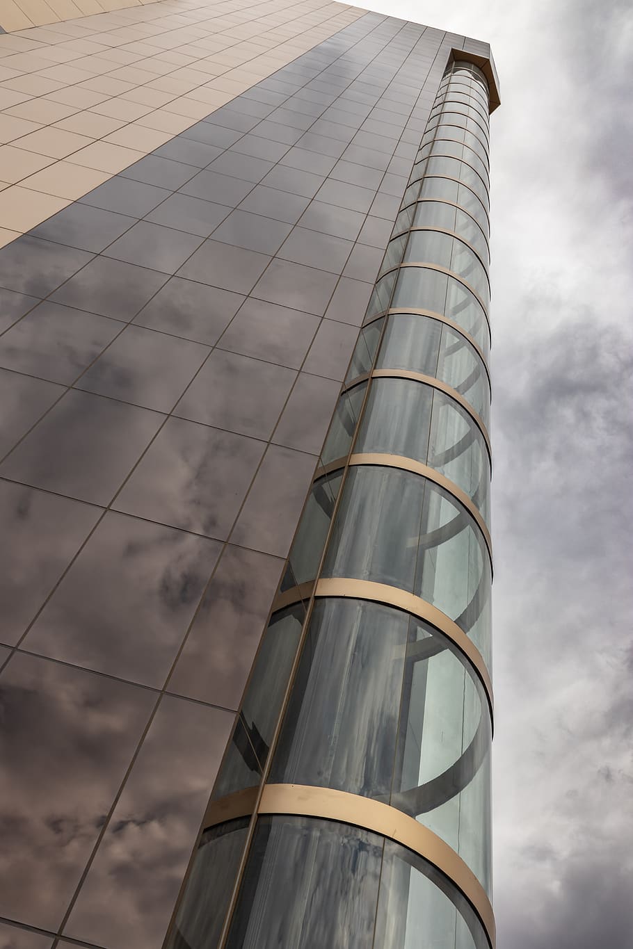 building, office building, tower, architecture, control tower HD wallpaper