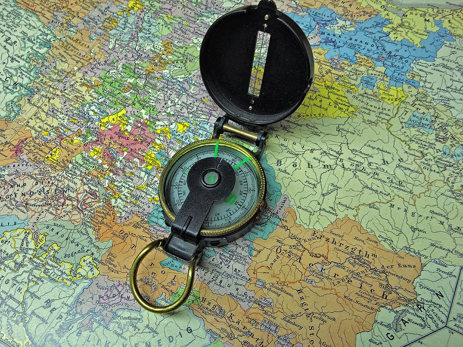 compass, map, navigation, map of the world, travel, direction HD wallpaper