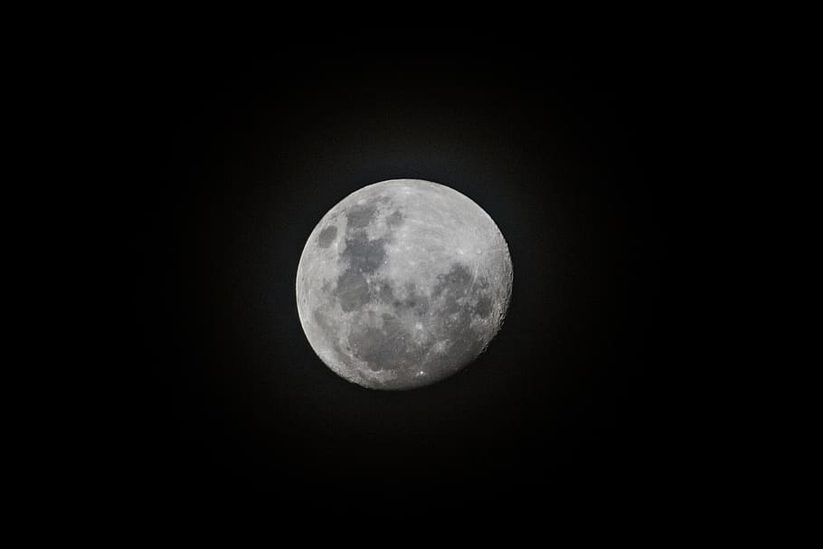 singapore, moon, space, lunar, rocket, full moon, crescent, HD wallpaper