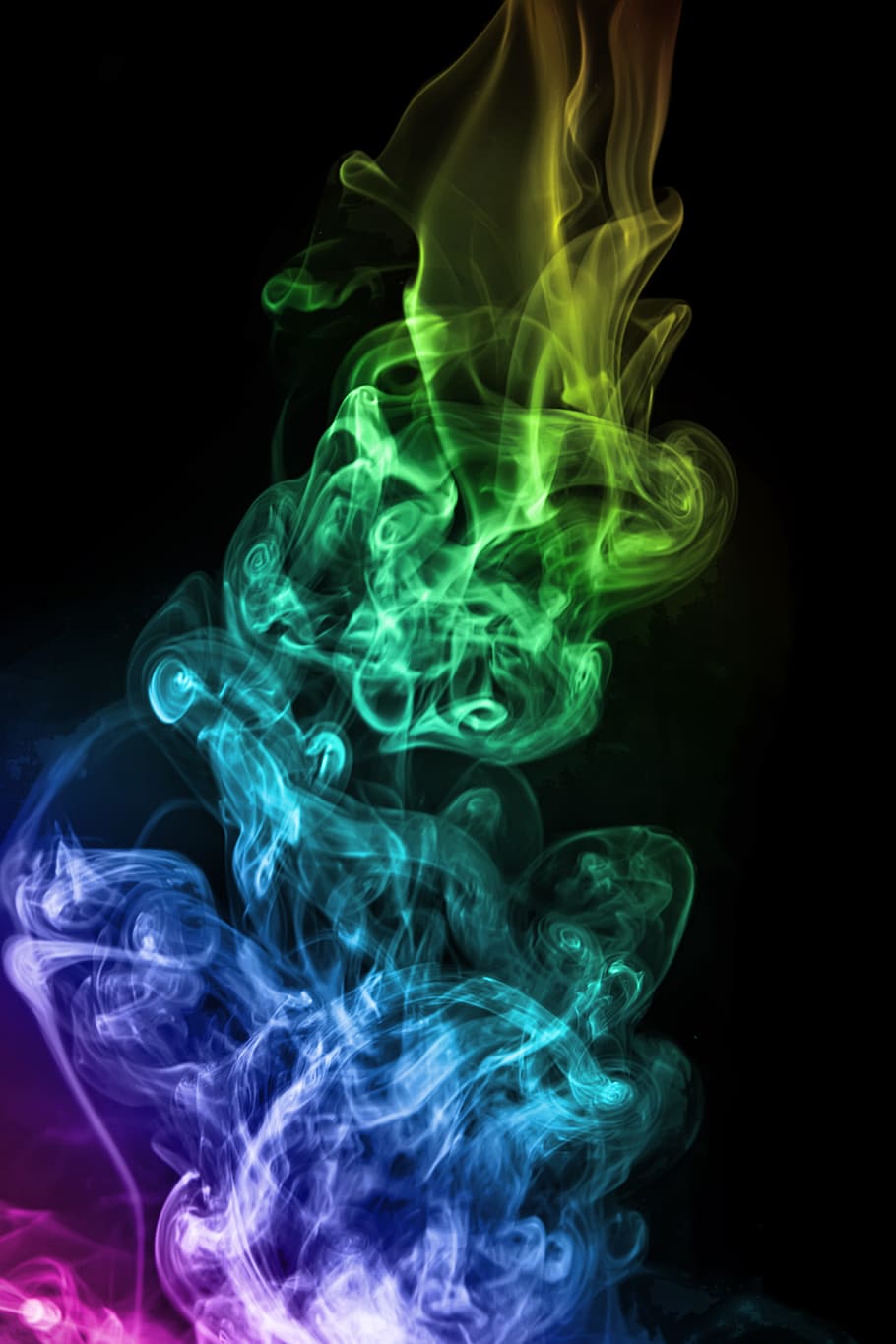 abstract, aroma, aromatherapy, background, color, smell, smoke HD wallpaper
