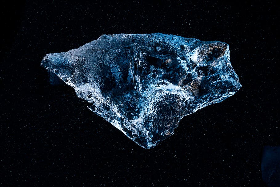 blue stone, nature, close-up, no people, ice, cold temperature HD wallpaper