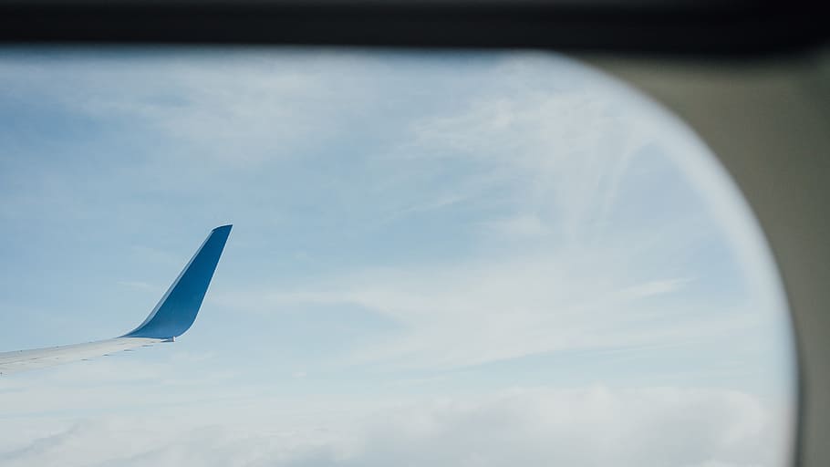 fly, atmosphere, wing, panoramic, panorama view, window seat HD wallpaper