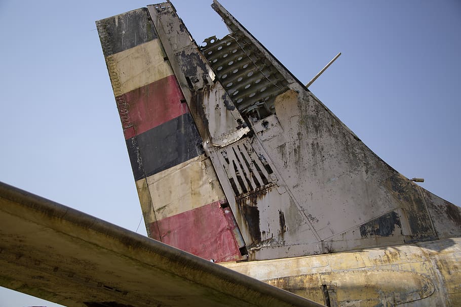 abandoned airplane, uganda, entebbe, aero beach, vehicle, transportation, HD wallpaper