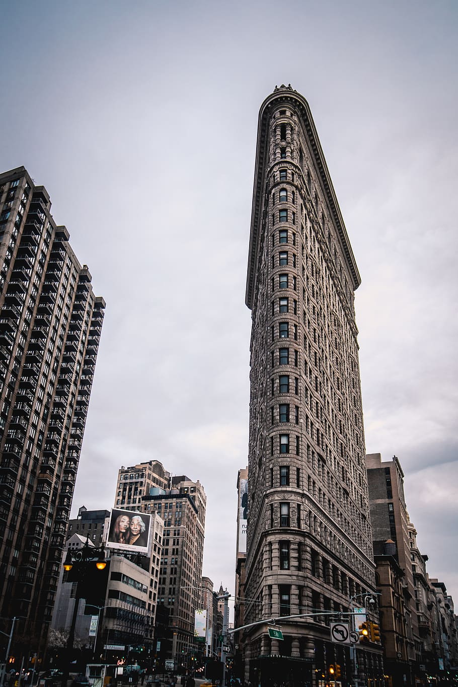 Flatiron building, city, urban, office building, town, new york HD wallpaper