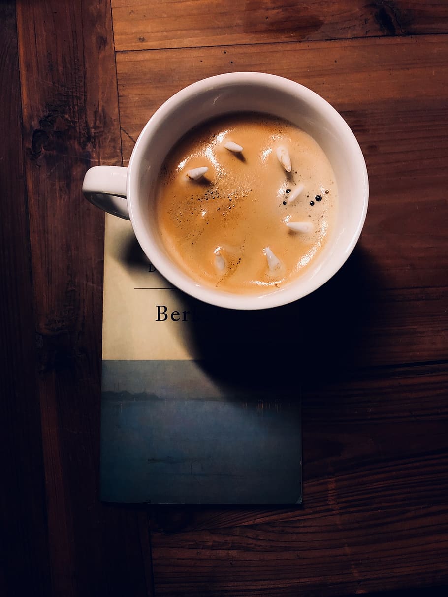coffee, wood, shadows, octopus, kraken, food and drink, table HD wallpaper