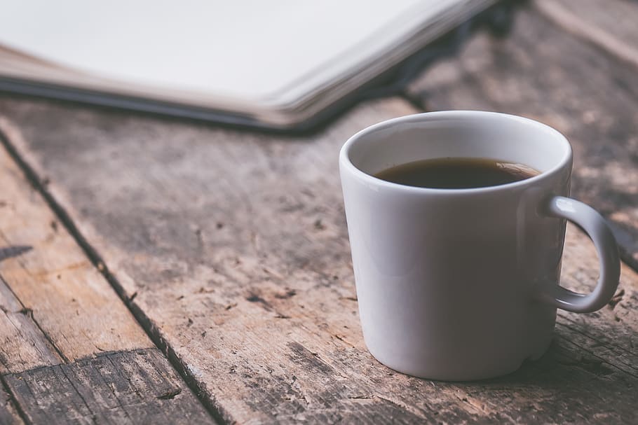 white mug with coffee, coffee cup, beverage, milk, drink, espresso HD wallpaper