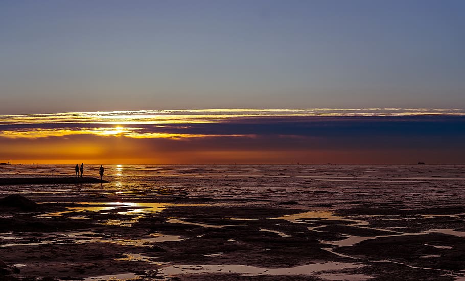 sunset, landscape, nature, sky, twilight, evening, scenic, dusk HD wallpaper