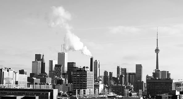 Toronto Skyscrapers Black and White ❤ 4K HD Desktop Wallpaper for