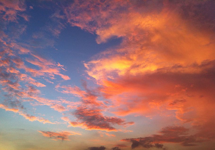 nature, outdoors, sky, sunset, cloud, dawn, dusk, red sky, sunrise HD wallpaper