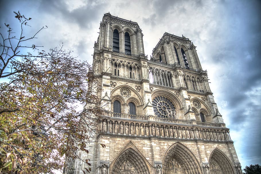 Low Angle Shot of the Cathedral, ancient, architecture, attraction HD wallpaper