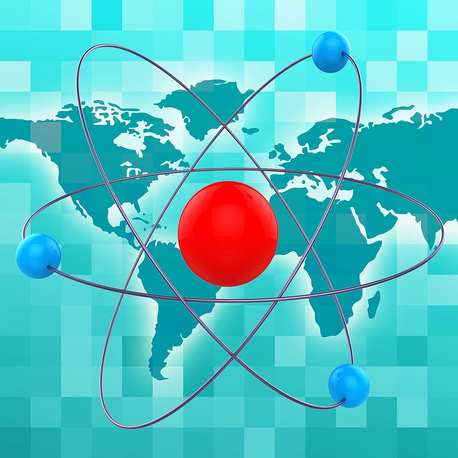 Atom Molecule Indicating Scientist Formulas And Scientific, atoms, HD wallpaper