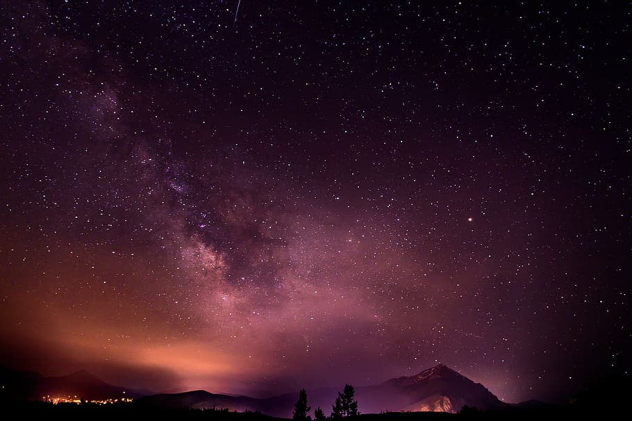 nature, sky, clouds, night, constellations, stars, universe HD wallpaper