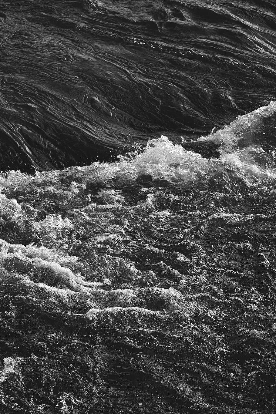 nature, mountain, river, water, sea, motion, beauty in nature HD wallpaper