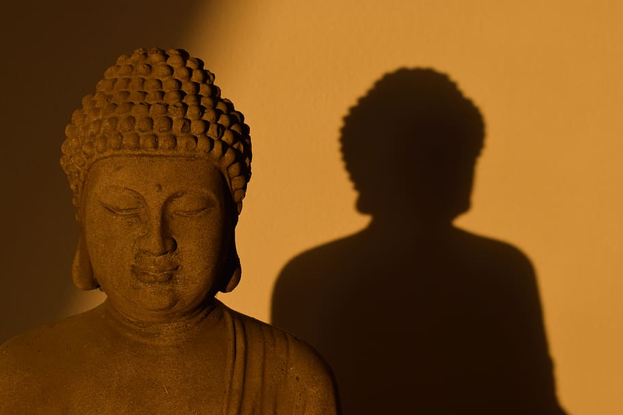 Buddha statue, religion, belief, sculpture, art and craft, representation HD wallpaper
