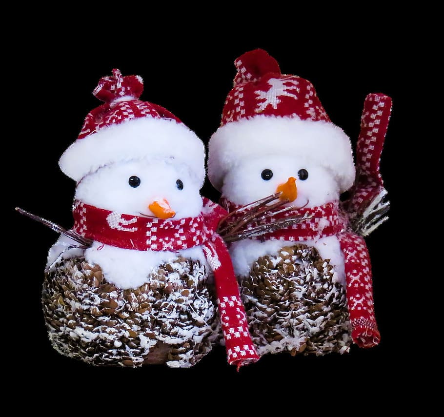 man, snowman, object, ice, frozen, winter, christmas, white HD wallpaper