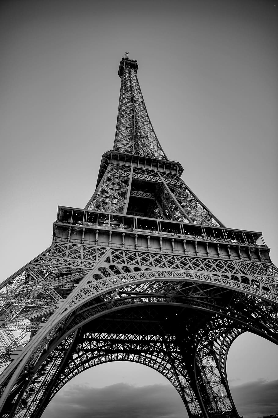 france, paris, architecture, built structure, tower, low angle view HD wallpaper