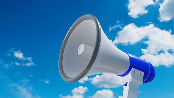 megaphone, device, loudspeaker, communication, amplifier, voice HD wallpaper