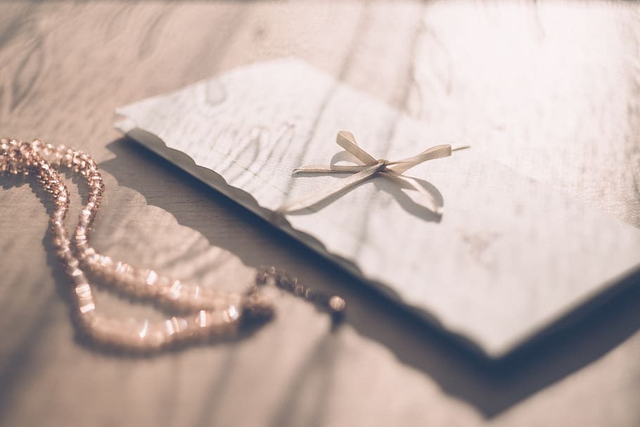 Close-up of Invitation Card, blur, composition, conceptual, document HD wallpaper