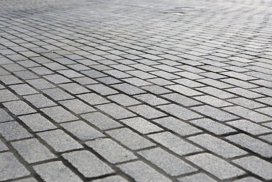 sidewalk, path, cobblestone, city, urban, pattern, backgrounds HD wallpaper