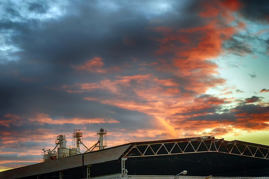 sky, dawn, clouds, manufactures, light, atmosphere, cloud - sky HD wallpaper