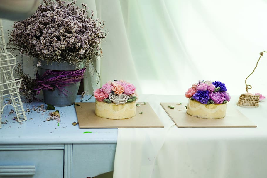 flowers, kobo, cake, making, healing, sediment, the sediment cake HD wallpaper