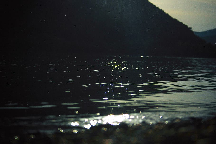 hungary, dömös, danube, flow, bubbles, water, nature, noise HD wallpaper