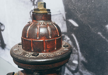 fire hydrant, rust, bomb, weaponry, bronze, cylinder, grenade HD wallpaper