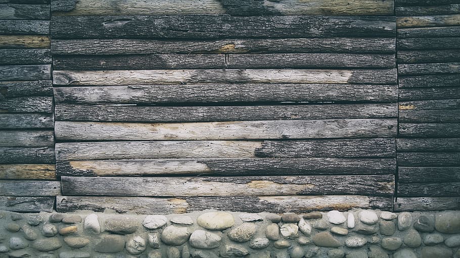 gray wooden wall, wood - material, no people, pattern, full frame HD wallpaper