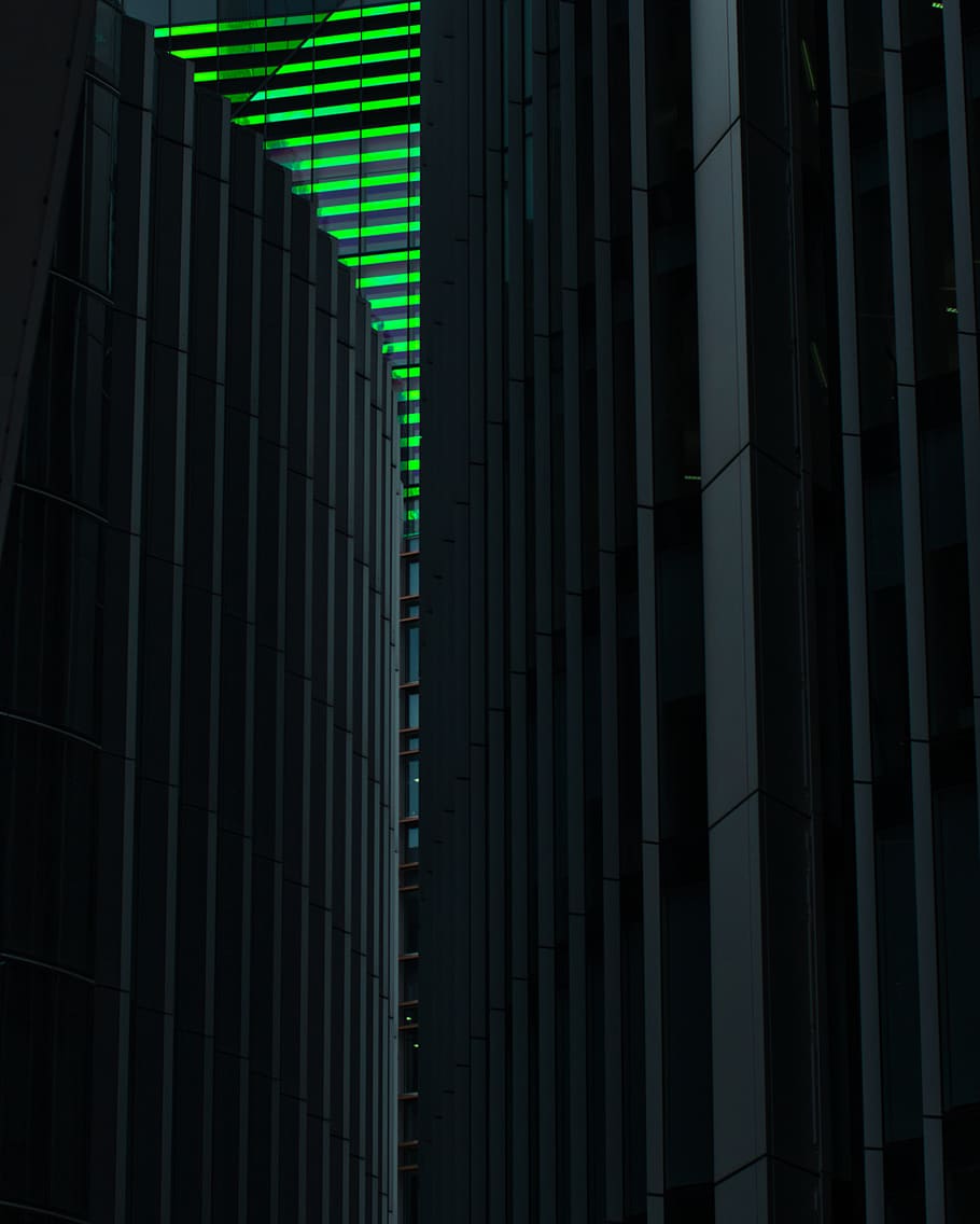 narrow pathway between concrete walls, architecture, built structure HD wallpaper