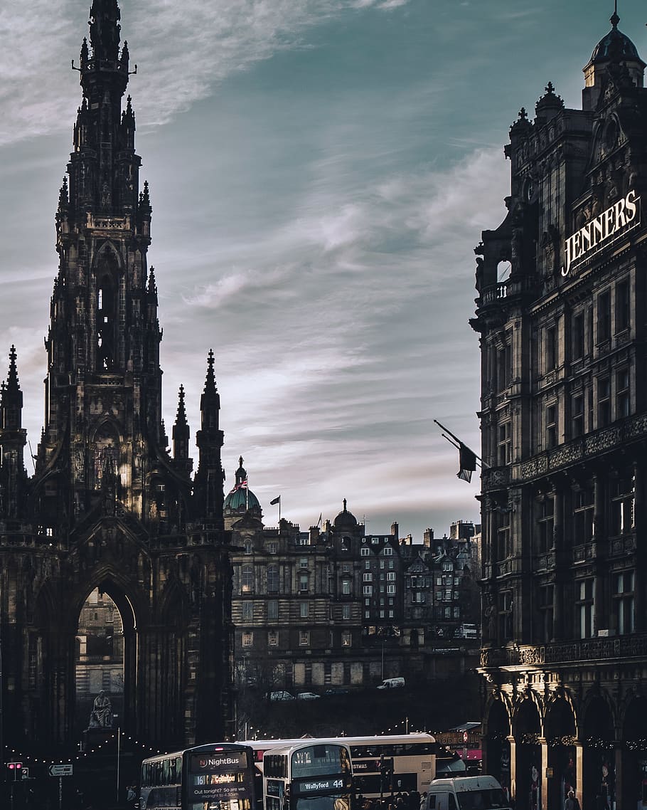 steeple, architecture, building, tower, spire, metropolis, city HD wallpaper