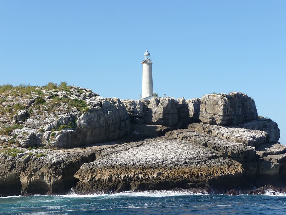 santander, northern spain, spanish lighthouse, harbor cruise, HD wallpaper