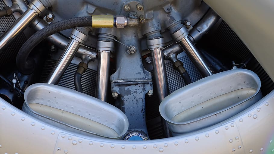 engine, machine, machinery, industrial, industry, plane, airplane HD wallpaper