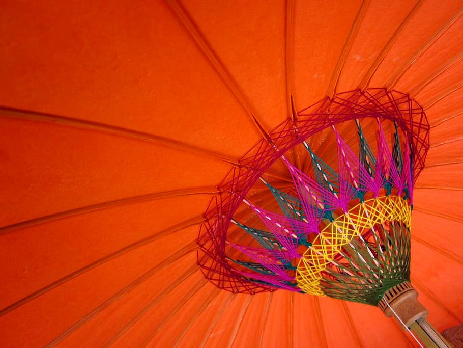 thailand, multi colored, orange color, no people, close-up HD wallpaper