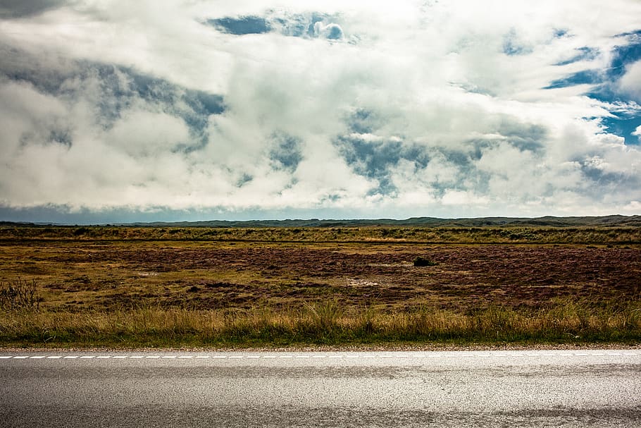 denmark, norre nebel, cloud - sky, landscape, environment, scenics - nature HD wallpaper