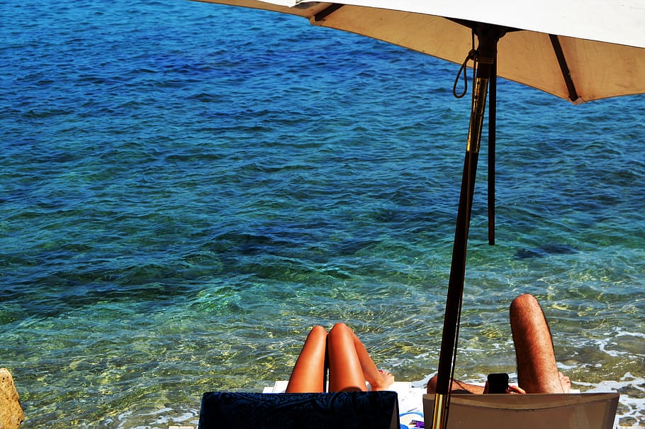 beach, summer, chill, colors, lebanon, relax, blue, sea, water HD wallpaper