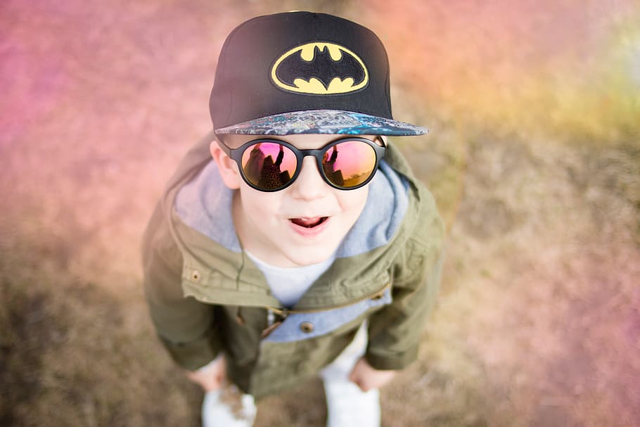 young, boy, batman, hat, child, superhero, cap, bokeh, effect HD wallpaper