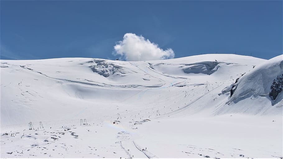 snow, winter, mountain, cold, panoramic, switzerland, landscape HD wallpaper