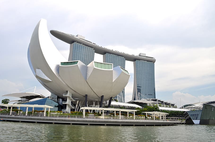 Marina Bay Sands, Singapore, architecture, building, buildings HD wallpaper