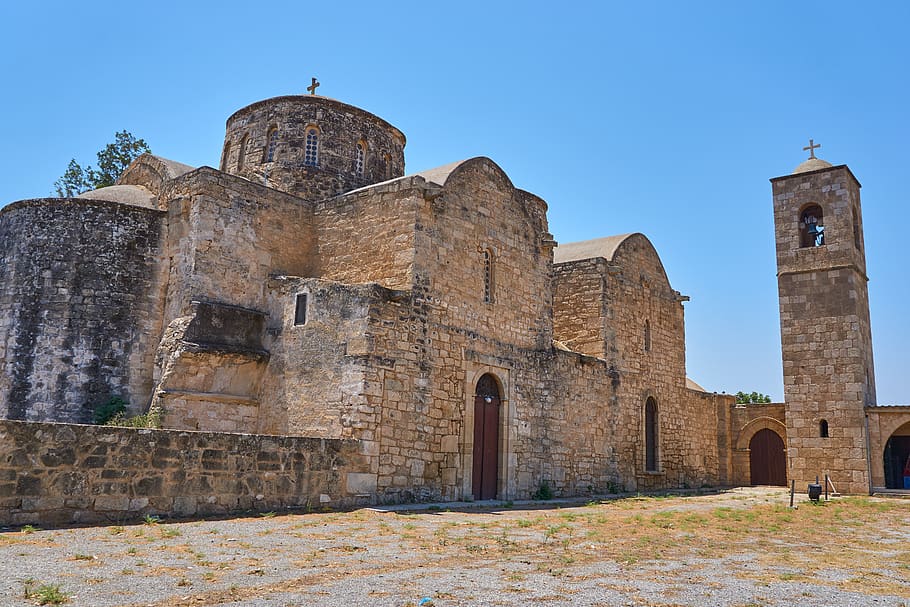 cyprus, monastery, old, religion, architecture, church, christianity HD wallpaper