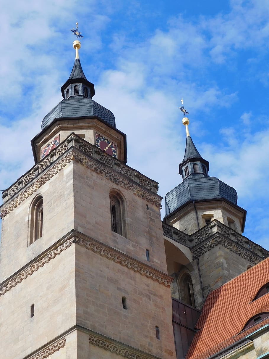 Brown Concrete Tower With Clock on Top, ancient, architecture HD wallpaper