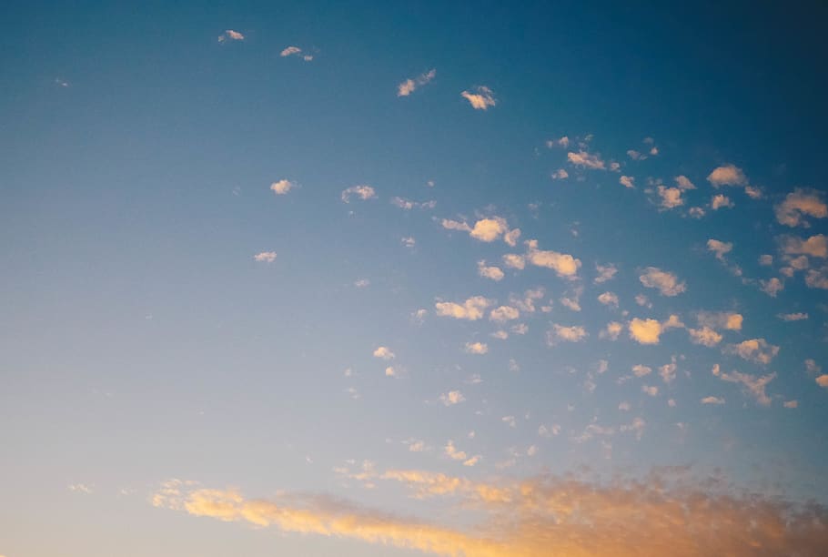 sky, sunrise, sunset, open, blank, clouds, gradient, cloud - sky HD wallpaper