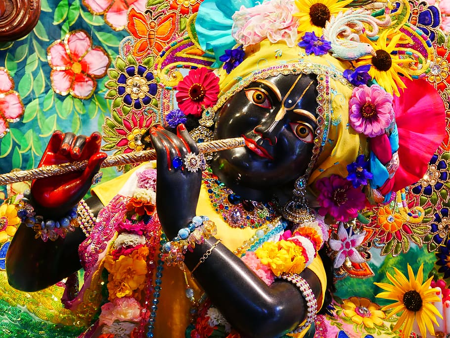 france, luçay-le-mâle, new mayapur, deity, color, colour, HD wallpaper