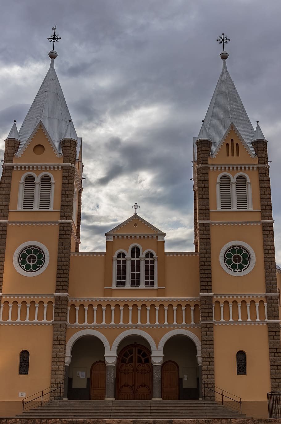 building, architecture, tower, steeple, spire, church, clock tower HD wallpaper