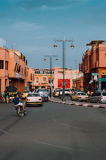 morocco, marrakesh, transportation, car, motor vehicle, city HD wallpaper