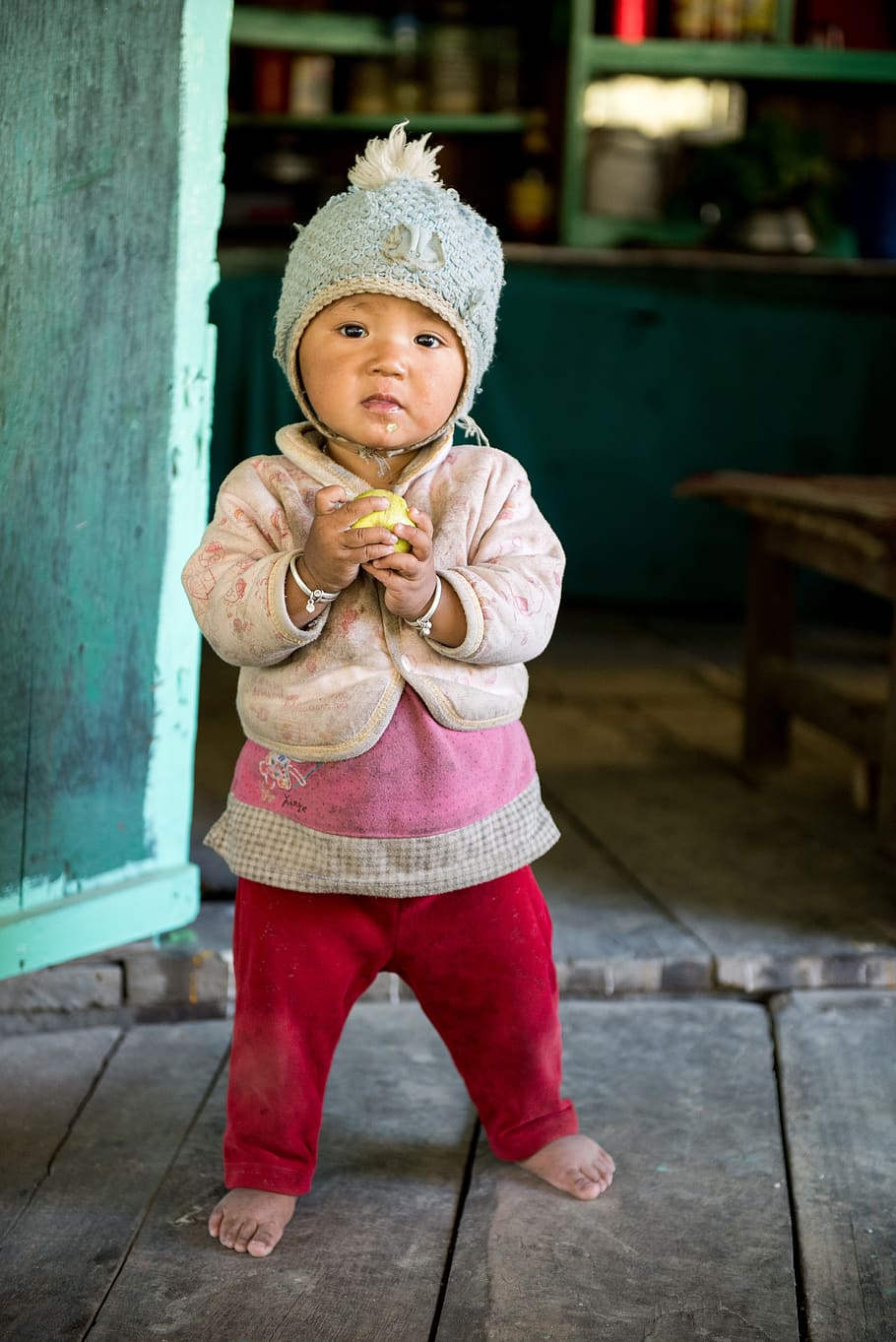 nepal, child, innocent, childhood, one person, full length HD wallpaper