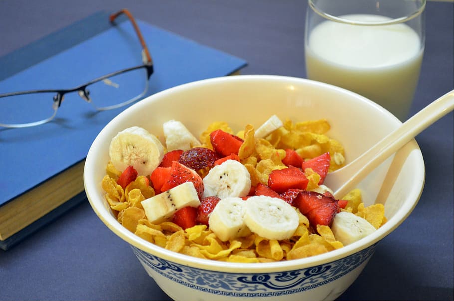 Healthy breakfast, academic, book, coffee, creative, education HD wallpaper