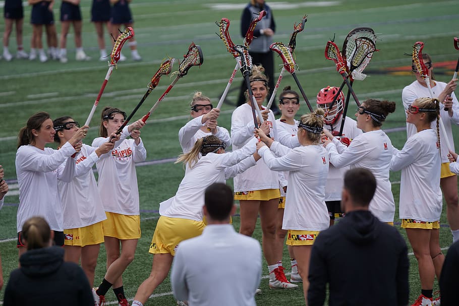 people playing lacrosse, person, human, apparel, clothing, crowd HD wallpaper
